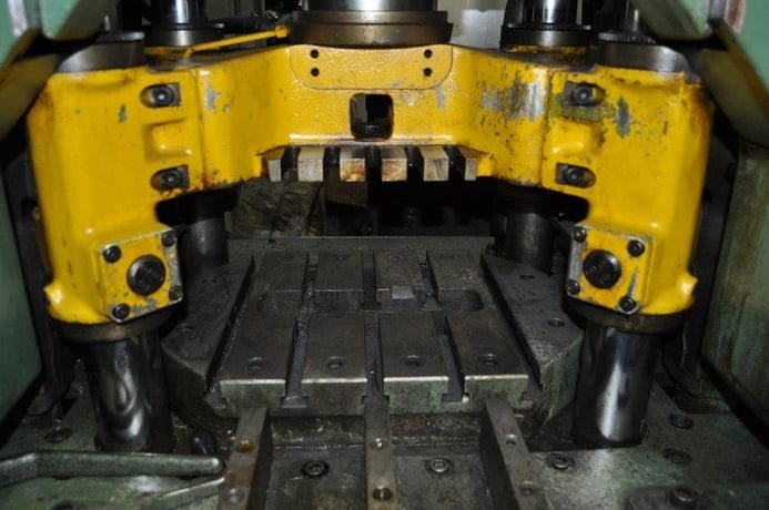 20 Ton, Bruderer #BBU-190/85, high speed press, 4-post, 1.5" stroke, 11" Shut Height, 1983 - Image 4