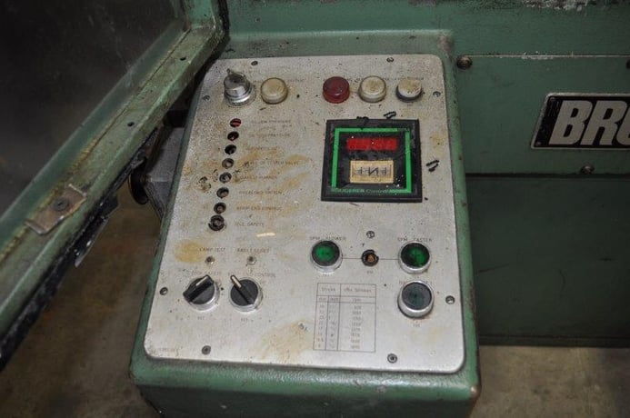 20 Ton, Bruderer #BBU-190/85, high speed press, 4-post, 1.5" stroke, 11" Shut Height, 1983 - Image 8