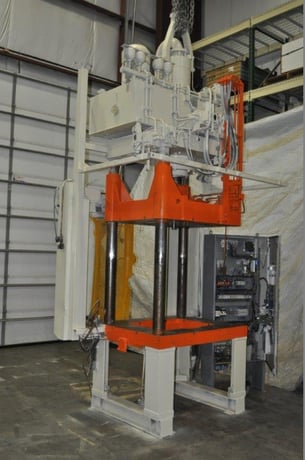73 Ton, Reis #SPP-10-65DII, hydraulic press, 24" stroke, 48" daylight, Siemens controls, 2006 - Image 3