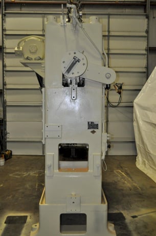 100 Ton, Minster #P2-100, straight side double crank press, 1.5" stroke, 18" Shut Height,air clutch & brake - Image 4