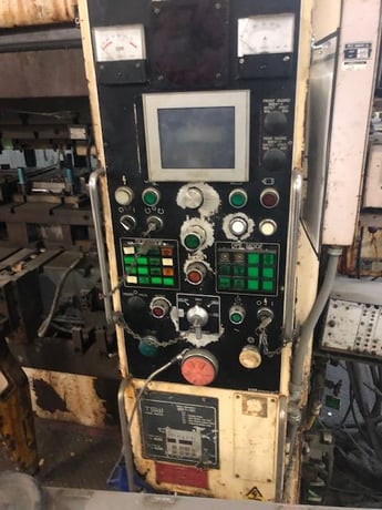 330 Ton, Aida #PMX-L2-300(1), straight side double crank Link Drive press, 5.9" stroke, 18.5" Shut Height,air - Image 6
