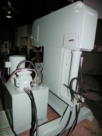 120 Ton, Piranha #SEP-120, single end punch, 2" stroke, 21.5" throat, 10 HP, 16 SPM, 1984 - Image 4