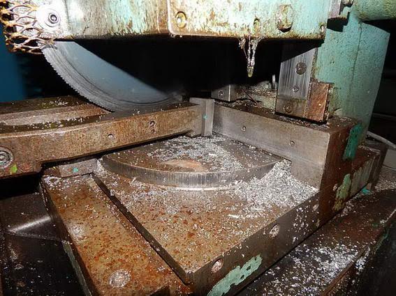 Eisele #VMS111-8350, cold mitre saw, manual hand feed/clamping, coolant pump - Image 5