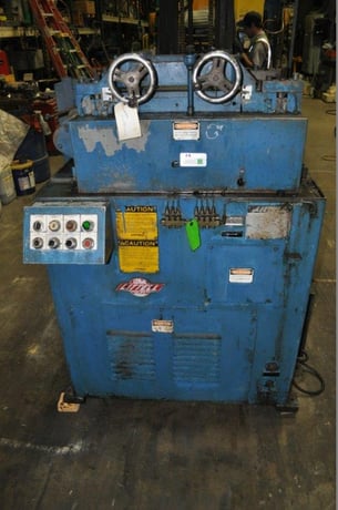 12" x .035" Littell #212-17, flat & shape straightener, 17-rolls,Lincoln lube system,variable speed - Image 3