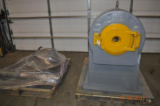 No. 4-1/2F Fenn, 4-1/2" rotary swager, 2 die, 2-1/4" tuning capacity, 15" die pocket, 10 HP - Image 1