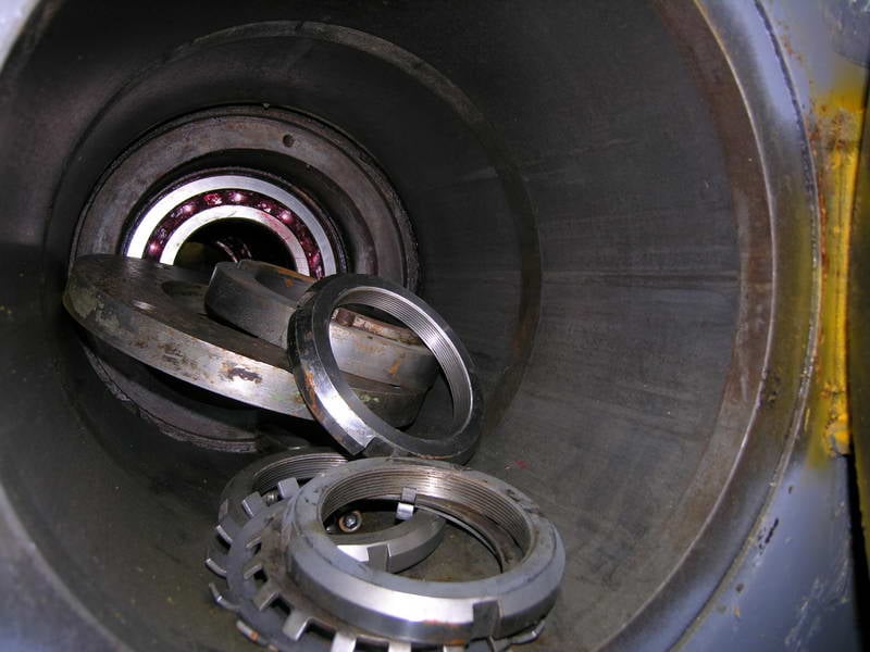 No. 4-1/2F Fenn, 4-1/2" rotary swager, 2 die, 2-1/4" tuning capacity, 15" die pocket, 10 HP - Image 7