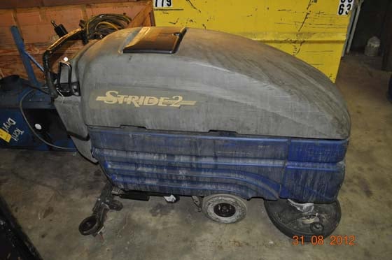 Windsor Stride 2 #QQSX428, walk behind floor scrubber, 28" width, electric, 24 V. - Image 1