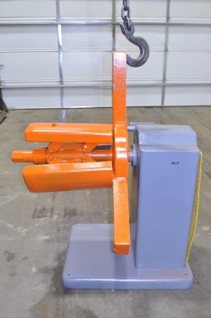 1000 lb. American Steel Line #60, motorized uncoiler, 20" width, 48" outside dimensions, 16"-20" ID - Image 1