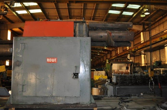 16000 lb. Rowe #16030-DS/J, motorized uncoiler, 37" mandrel, 72" outside dimensions, 17"-21" ID - Image 8