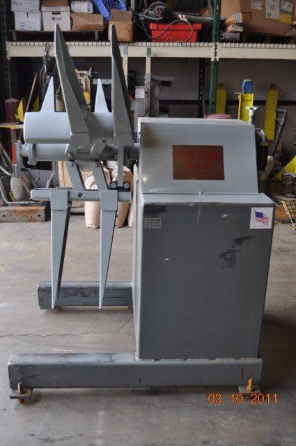 6000 lb. Feed-Lease #P46M-12, non-motorized uncoiler, 20" mandrel, 72" outside dimensions, 16"-20" ID, 1997 - Image 2