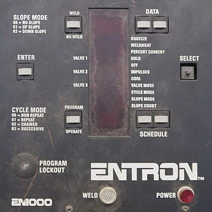 30 KVA Progressive #246ES63, resistance spot welder, 30" throat,Entron EN1000 Control, 480V. - Image 5
