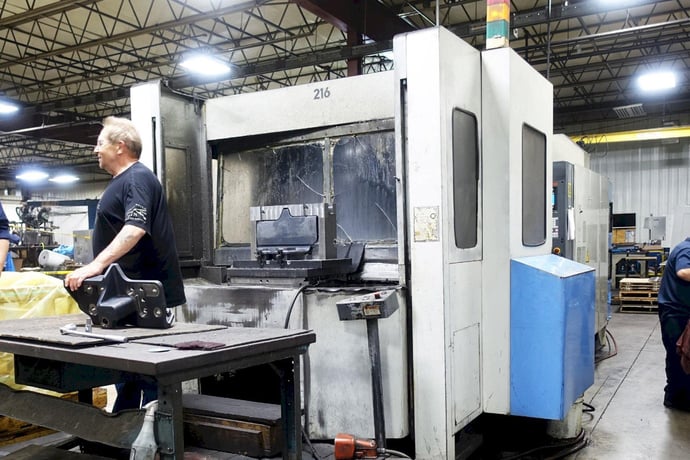 Mazak #FH-680, CNC horizontal machining center, 80 automatic tool changer, 41.3" X, 31.5" Y, 31.5" Z, 10000 - Image 8