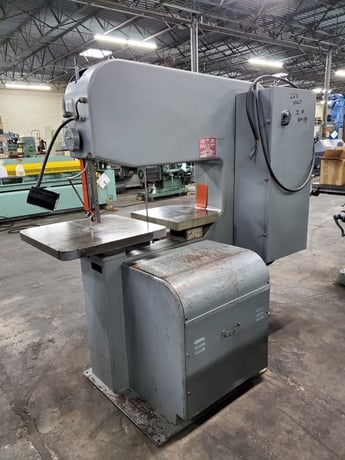 36" x 13" DoAll #3613-2, vertical band saw, 1" x 175" blade, 30" x24" tilt table, 2-5200 FPM, 3 HP, Extron - Image 5