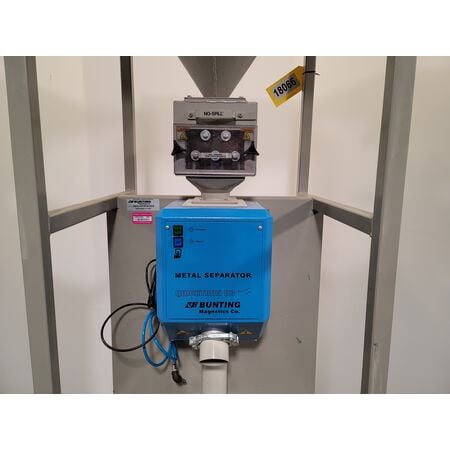 Bunting Magnetics Co. #3.5-R-50, drawer magnet & quicktron gravity drop metal detector system, #18066 - Image 3