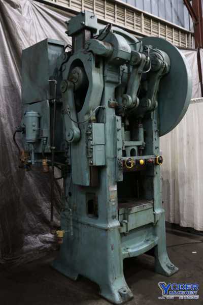 80/60 Ton, Bliss, double action press, 10 stroke of plunger, 10 HP, 25 SPM, #73615 - Image 2