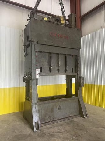 200 Ton, Clearing #S2-200-72-36, straight side double crank stamping press, 12" stroke, 30" Shut Height, 6" - Image 1