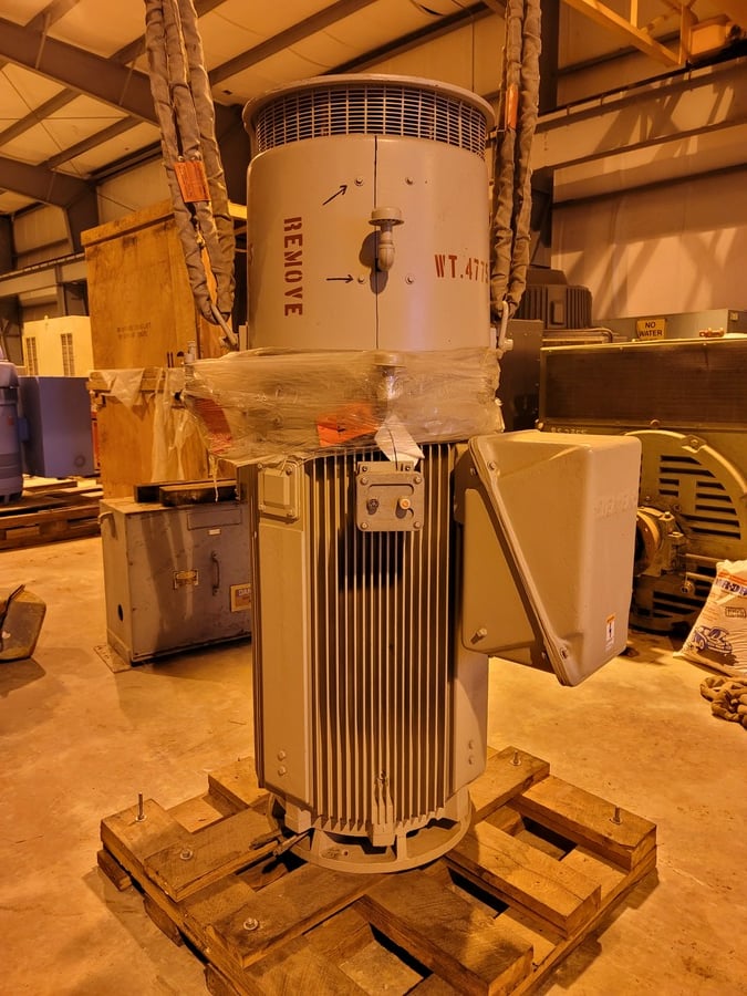400 HP 3580 RPM Siemens, Frame 509PZ, TEFC, CGZV, high thrust, unused surplus, 4160 Volts - Image 1