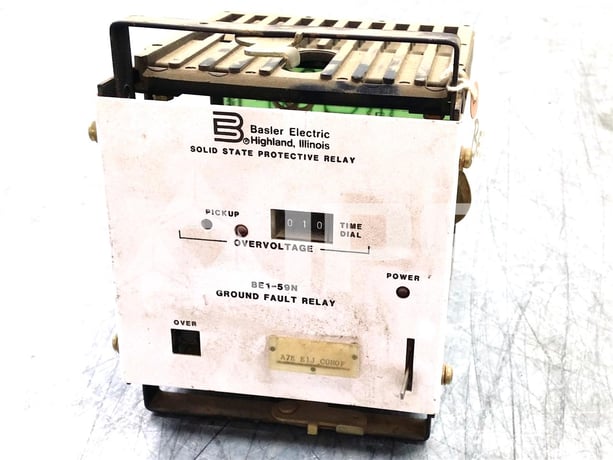 Basler Be1-59n Ground Fault Over Voltage Solid State Relay 120vac/dc - Image 1