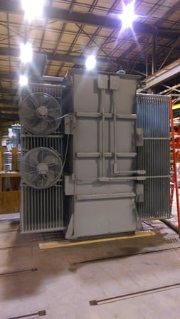 11200/14000 kVA, 67000 Delta Primary, 12470/7200 WYE Secondary, General Electric Substation - Image 3