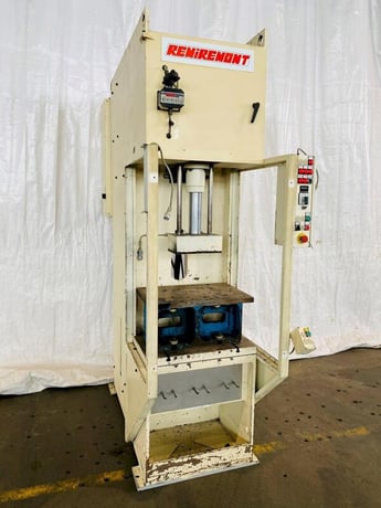 20 Ton, Remiremont #PHC20VAR, C-frame hydraulic press, 18" stroke, 21"/34" daylight, 2000 - Image 1