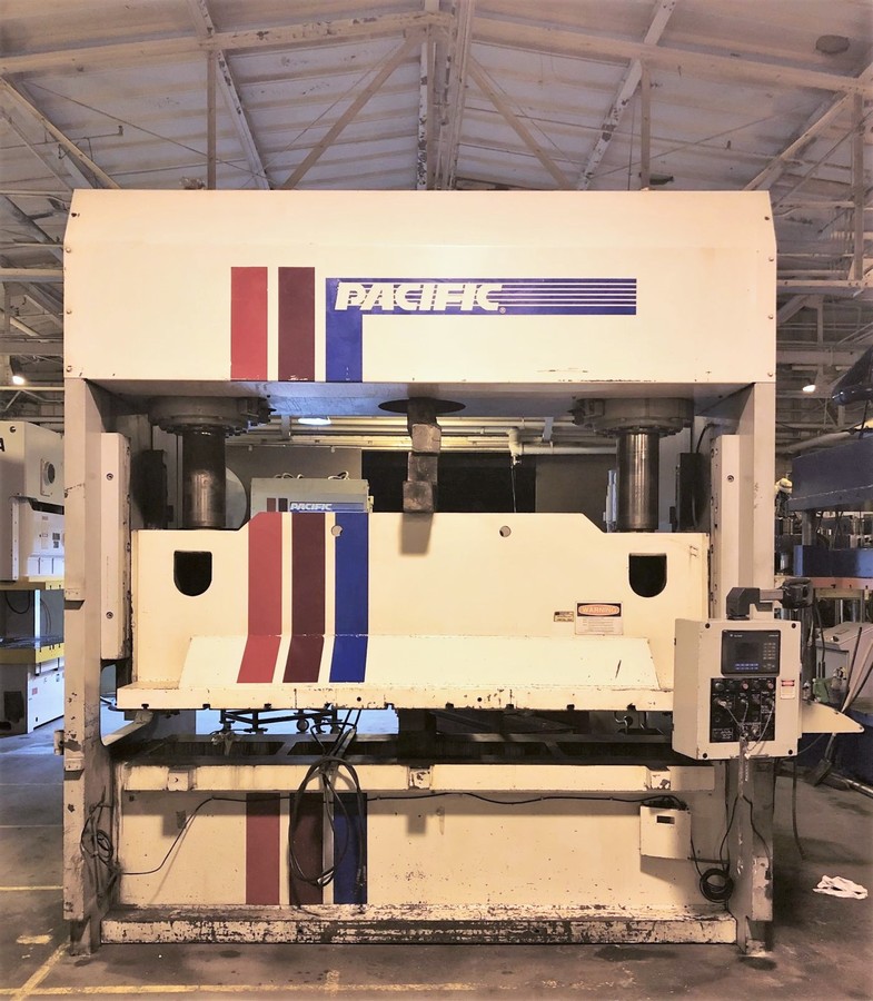 400 Ton, Pacific #400-OBI, 18" stroke, 126" x 48" bed, 1998, #5548 - Image 3