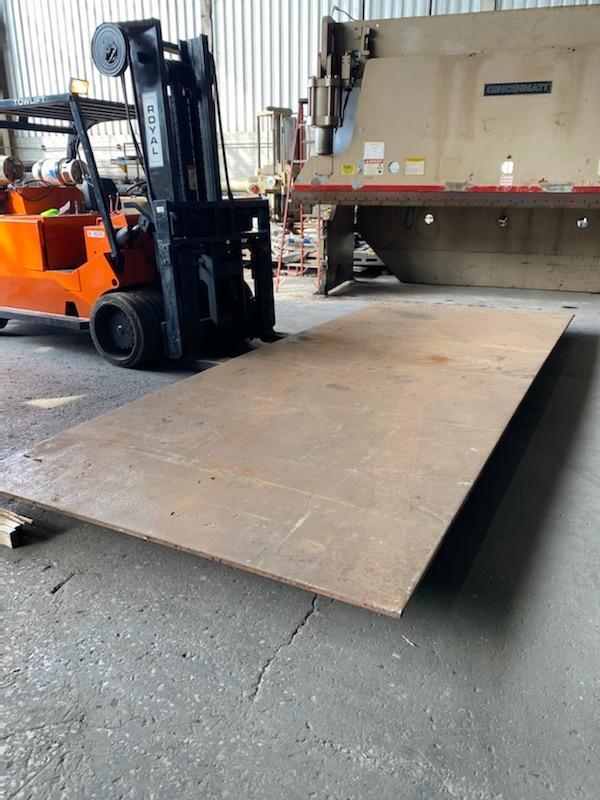 96" x 120" x 1" Steel Plate, #1056920 - Image 1