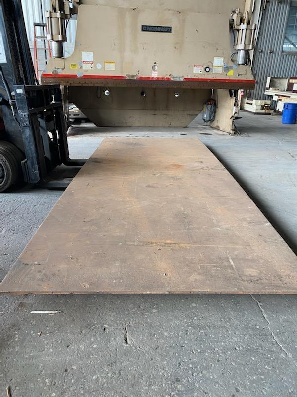 96" x 120" x 1" Steel Plate, #1056920 - Image 2
