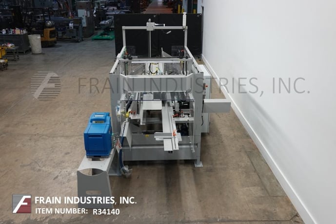 Pearson #CE35-G, automatic, case erector and hot melt glue bottom sealer, 10-35 cases per minute, suction cup - Image 3