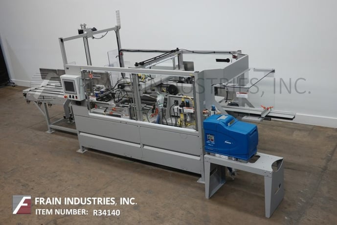 Pearson #CE35-G, automatic, case erector and hot melt glue bottom sealer, 10-35 cases per minute, suction cup - Image 5