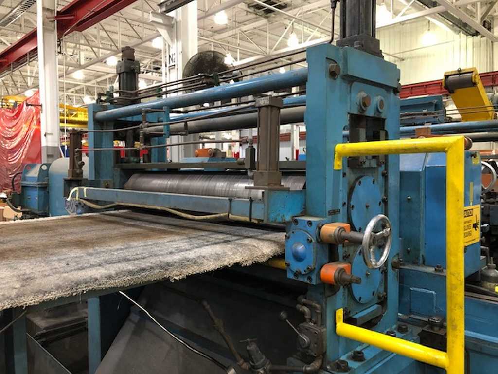 41" x 6.3" Georg Slitting Line, Silicon, GO, GNO, Copper, Al., Turret Recoiler, 15000 lb., 1980 - Image 2