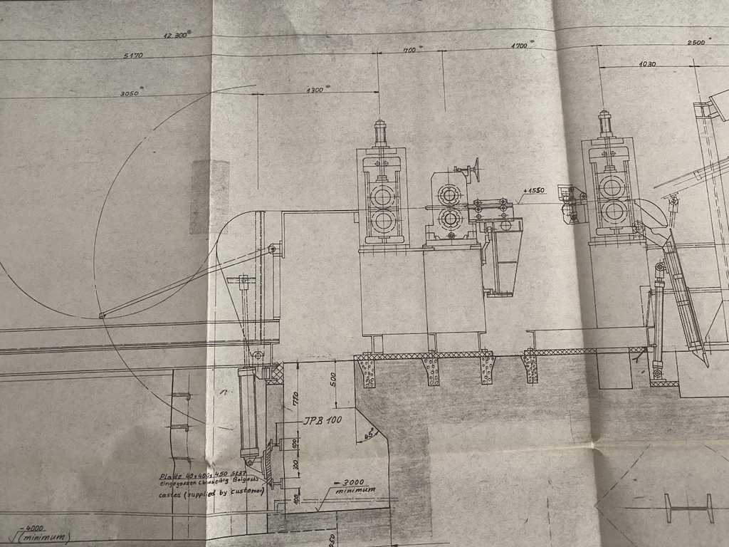 41" x 6.3" Georg Slitting Line, Silicon, GO, GNO, Copper, Al., Turret Recoiler, 15000 lb., 1980 - Image 8