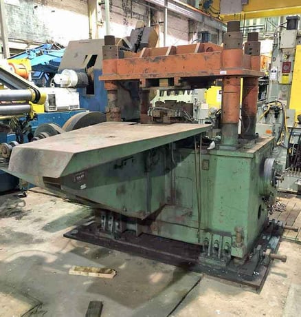 80 Ton, Bradbury #80T, 4-post cutoff press, 42" R-L, 20.5" F-B between posts, 49.5" passline height, 4" - Image 4