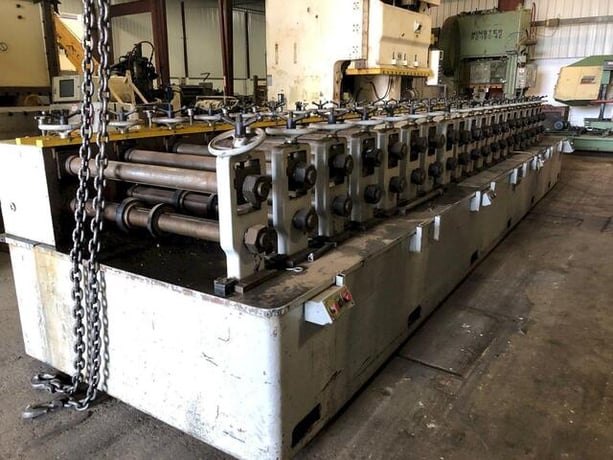 20 Stand, ASC #20HM-3-1/2, rollformer, 3.5" shaft diameter, 42" roll space, L to R, #14073J - Image 1