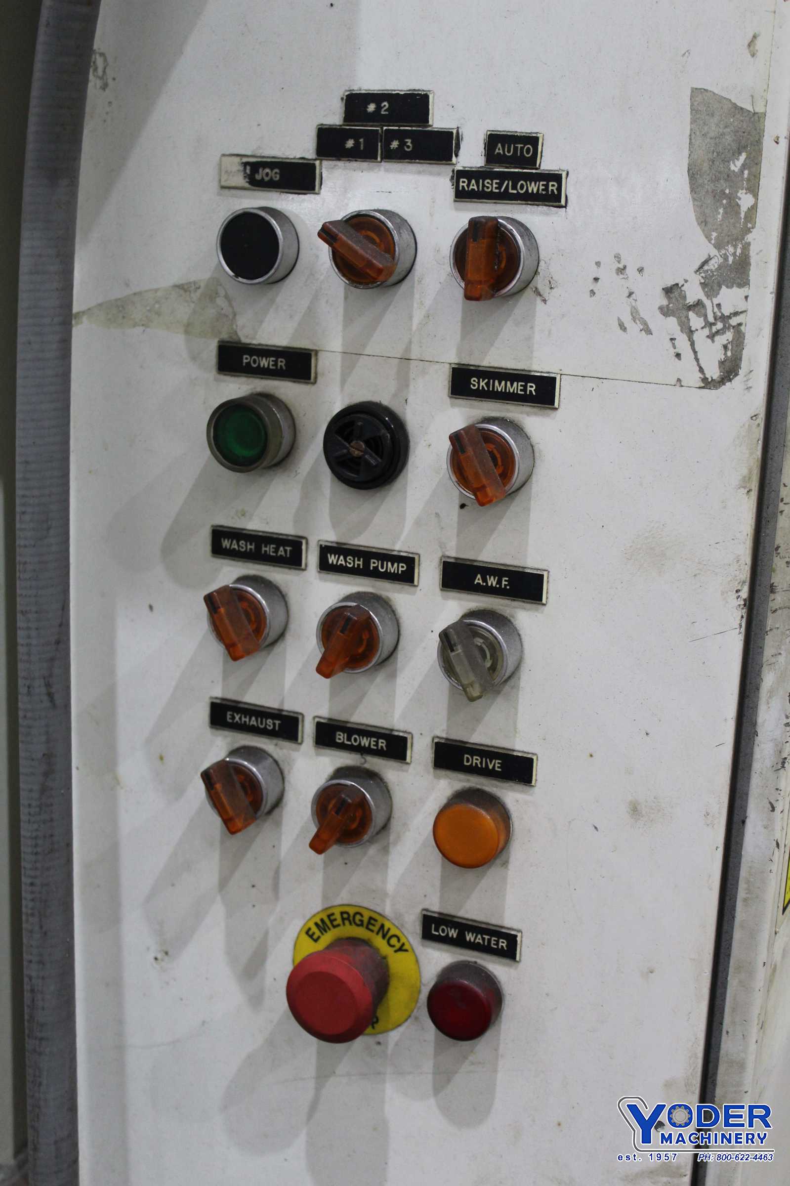 Centri parts washer, 48" x48" x48", heated, skimmer, wash, blower, power door open, #71593 - Image 10