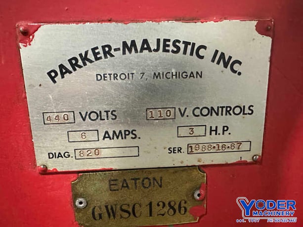 Parker #1, internal ID grinder, 5" x38" table, 12" swing o/table, coolant, #73779 - Image 8