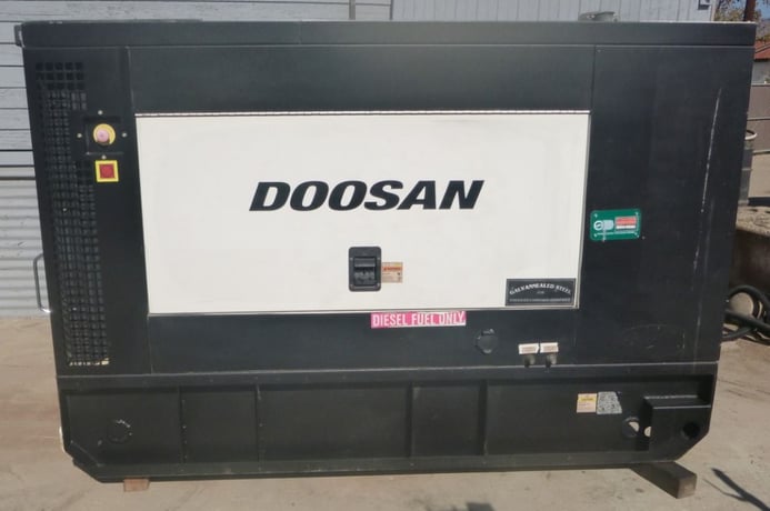 58 KW Daewoo Doosan #G70WDJ-2A-TX-T3, diesel generator, sound attenuated enclosure, Tier 3 Final, 9099 hours - Image 2