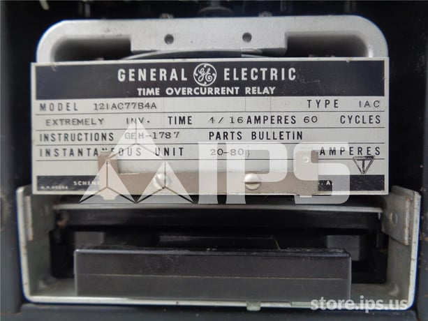 GE Iac Time Over Current Relay Toc 4-16a, Ioc 20-80 Amps - Image 1