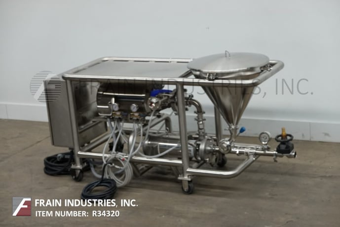 Fristam, 316 Stainless Steel, inline, integrated mixing system, incorporates Model FZX-2100 liquid ring pump - Image 5