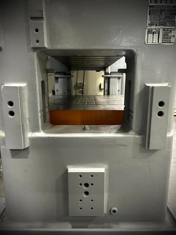 150 Ton, Minster #P2, 6" stroke, 23" Shut Height, 54" x40" bed, 45-90 SPM, cush in bed, (2 available) - Image 8