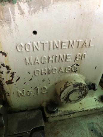 12-3/4" Continental #12A, air-operated, cap: 3-1/2" - 12-3/4" OD x 1/2" wall, 5 HP - Image 4