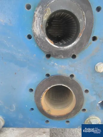 358 sq.ft., 100 psi shell, Polaris #950-68, plate heat exchanger, 304 Stainless Steel, 15" wide x 63" high - Image 5