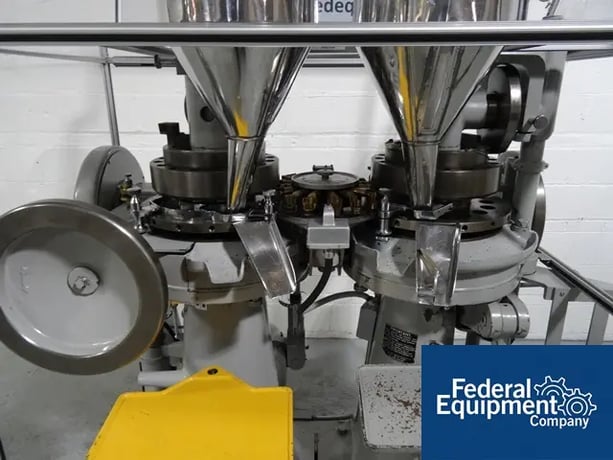 Manesty #Drycota, rotary tablet press, 16 stations, keyed upper punch guides, #3109-22 - Image 7