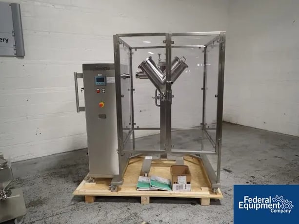 Novinox #MAV, V Mix Mixing System, Stainless Steel, type LT 5-10-20-30, (4) V blender shells, (4) cone bottom - Image 3