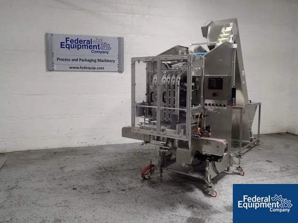 Inserter, Palace #OT186PFS, multi-lane desiccant inserter, 6 lane, up to 120/minute, serial #8730, 2010 - Image 1