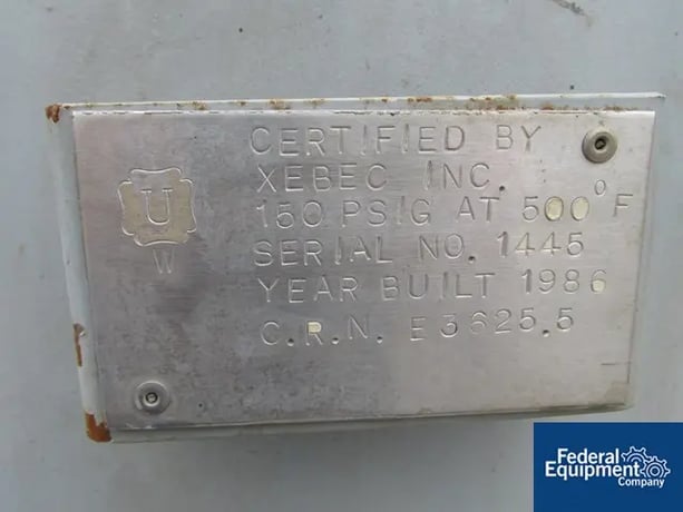 500 scfm, XEBEC #565HP18AFG-AUTODEW, dual dessicant dryer, 120 V., controls, s/n #3727, #43417 - Image 5