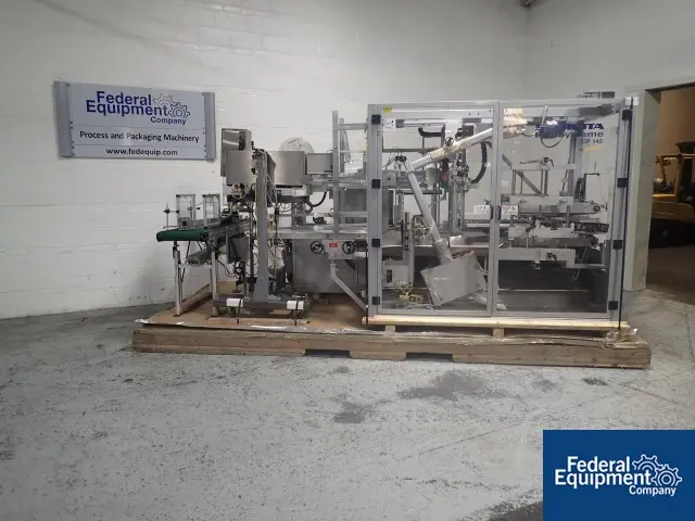 Skinetta #CP145, case packer, servo driven, erects shipper case from flat, side loading, serial #144.03 - Image 1