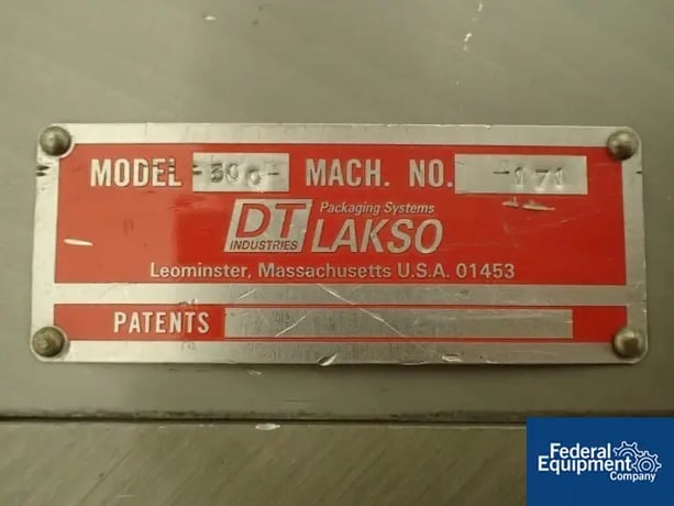 Lakso #300, twin head cotton inserter with timing screw & inte, up to 300 bottles/min, serial #171, #2706-23 - Image 2