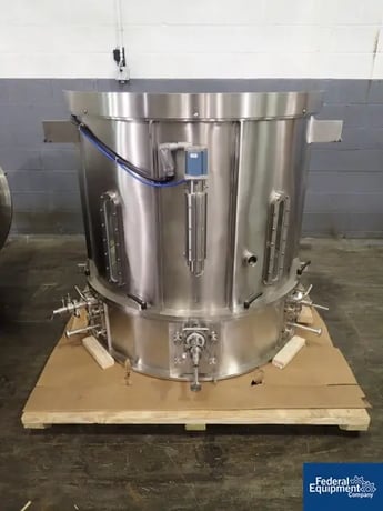 Vector Wurster Insert, Stainless Steel, 970 liter capacity, (6) Wurster tubes with spray guns, expansion - Image 2