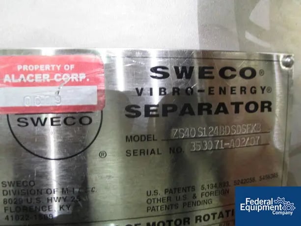 Bag Dump Station, Sweco #ZS40S124BDSDSFXB, Stainless Steel, 28" diameter dump opening, 40" Sweco base with - Image 7