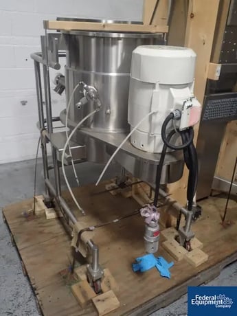Vector #FL-Mulit-5, fluid bed dryer, Stainless Steel, (2) top spray granulation chambers, bowls and expansion - Image 8